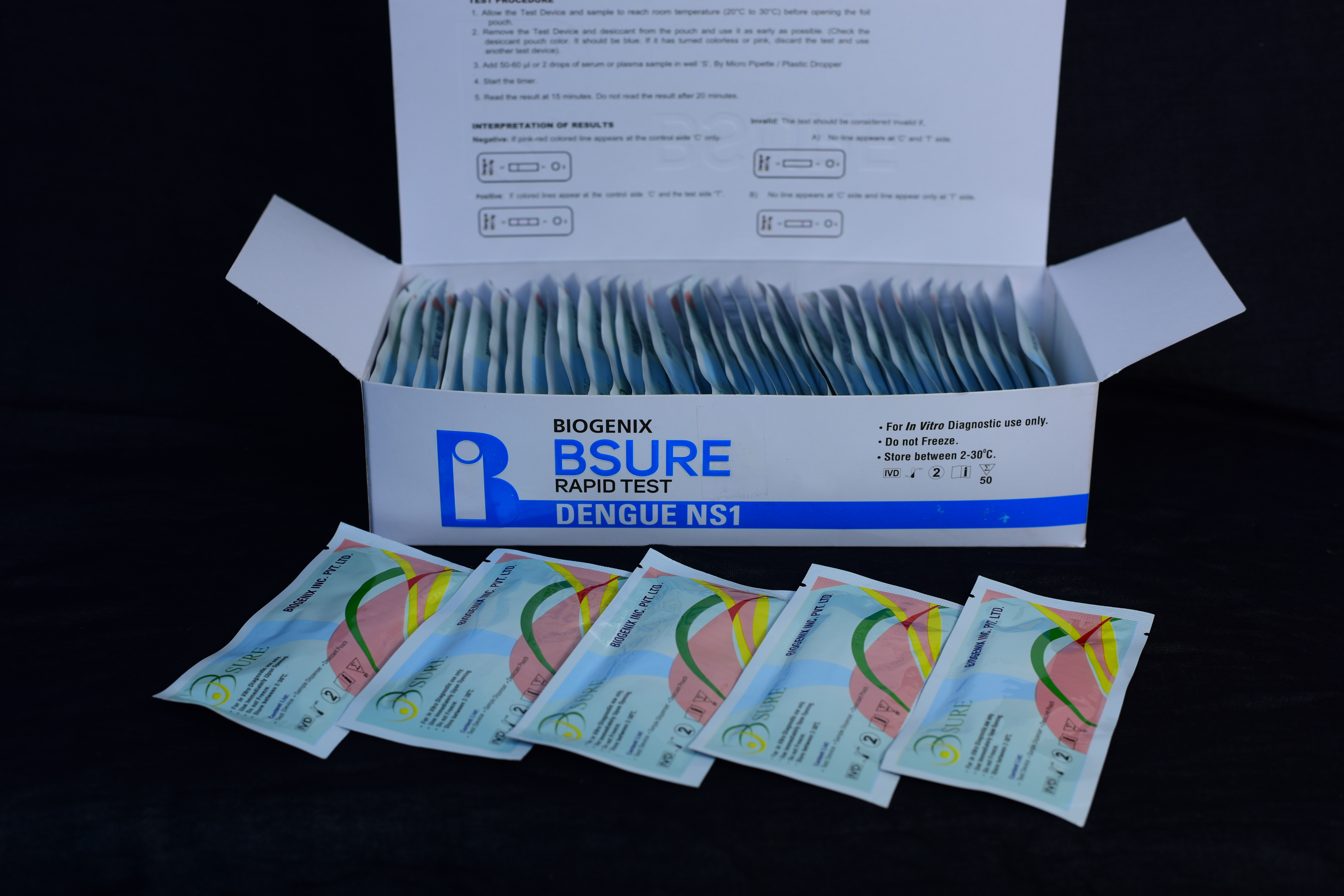 Dengue Ns1 Antigen Rapid Test - High Sensitivity, Fast Results | Ideal For Immediate Diagnosis