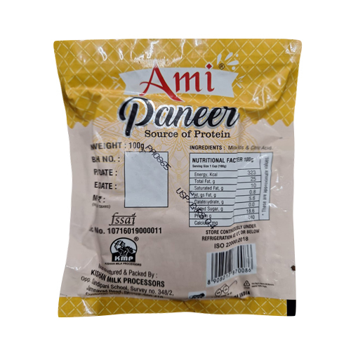 100 Gm Dairy Paneer Age Group: Adults