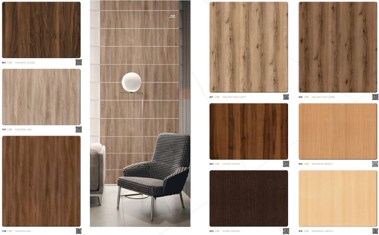 Suede Laminates - Mdf 1.5mm Thick, 1220mm X 2440mm, Rich Brown | Durable, Scratch And Water Resistant, Easy To Clean, Uv Resistant, Modern Versatility