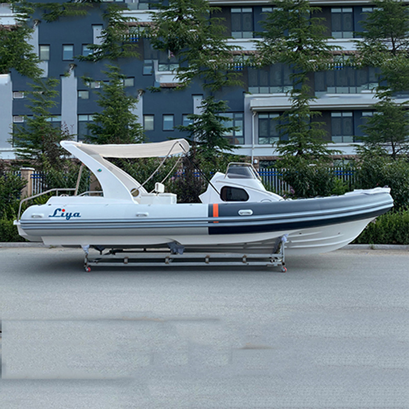 Liya 27ft Semi Rigid Hull Boat Inflatable Speed Rib Boat - Capacity: 1700 Kg/hr