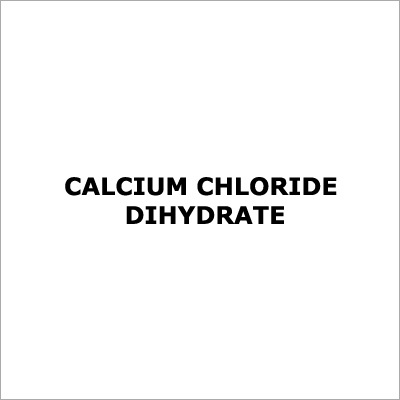Calcium Chloride Dihydrate (Cacl2) - Density: 2.15 G/Cmi? Gram Per Cubic Centimeter(G/Cm3)