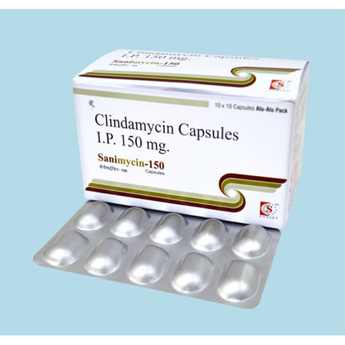 Sanimycin-150 कैप्सूल सामग्री: क्लिंडामाइसिन हाइड्रोक्लोराइड 150mg