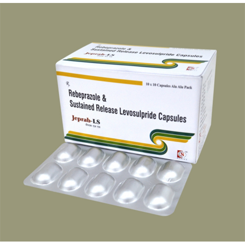 Jeprab-ls कैप्सूल सामग्री: Rabeprazole Sodium 20mg + Levosulpride 75mg