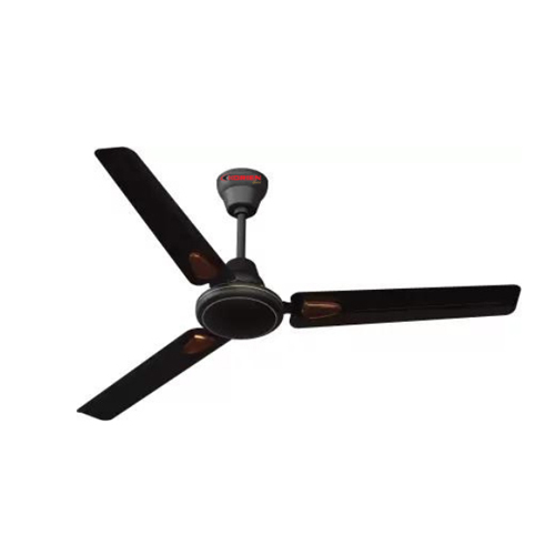 Korien Gold Bolt Ceiling Fan - Metal Blades, 400 RPM Speed | Black & White, Easy Installation, Energy Efficient, Whisper-Quiet Performance, Warranty Included