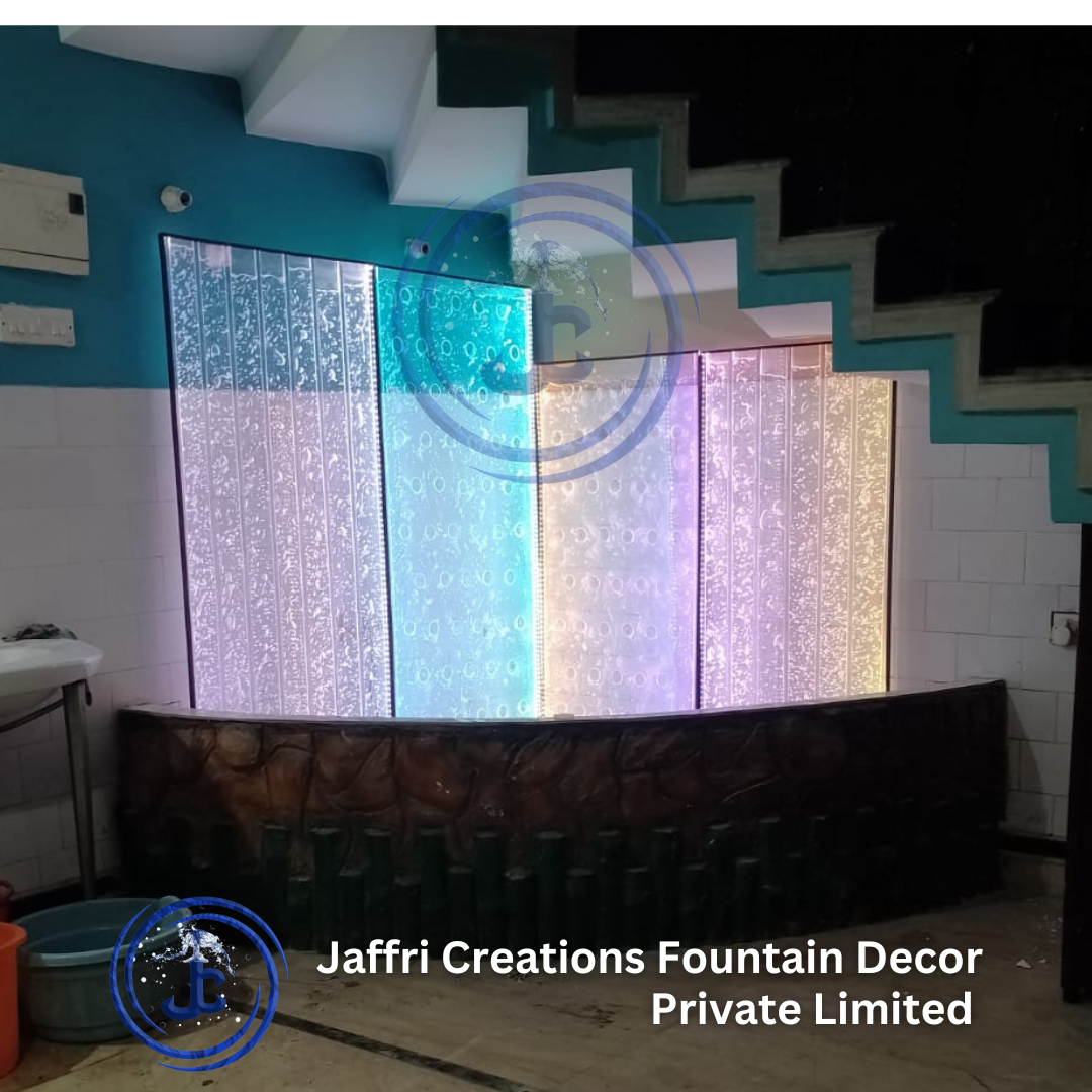 Malaysian Acrylic Bubble Wall - 4ft Height X 2ft Width | Therapeutic Indoor Fountain, Low Maintenance, Tranquil Visual Experience