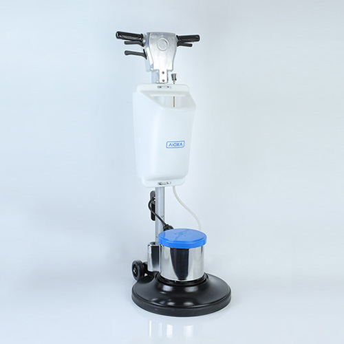 White-Silver-Black Aioxa Single Disc Scrubber