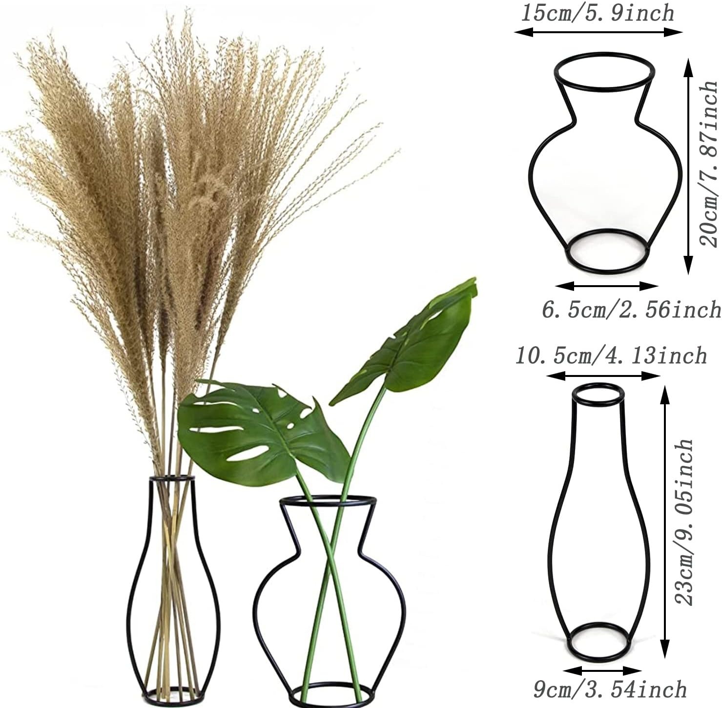 Flower Vase 2 - Color: Black