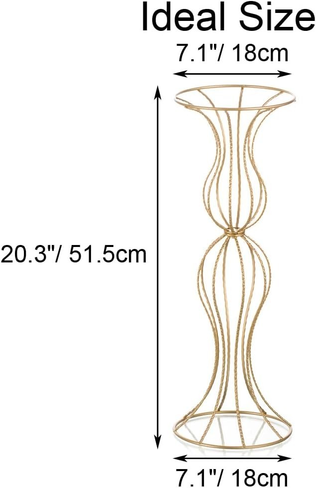 Flower Vase 4 - Color: Gold
