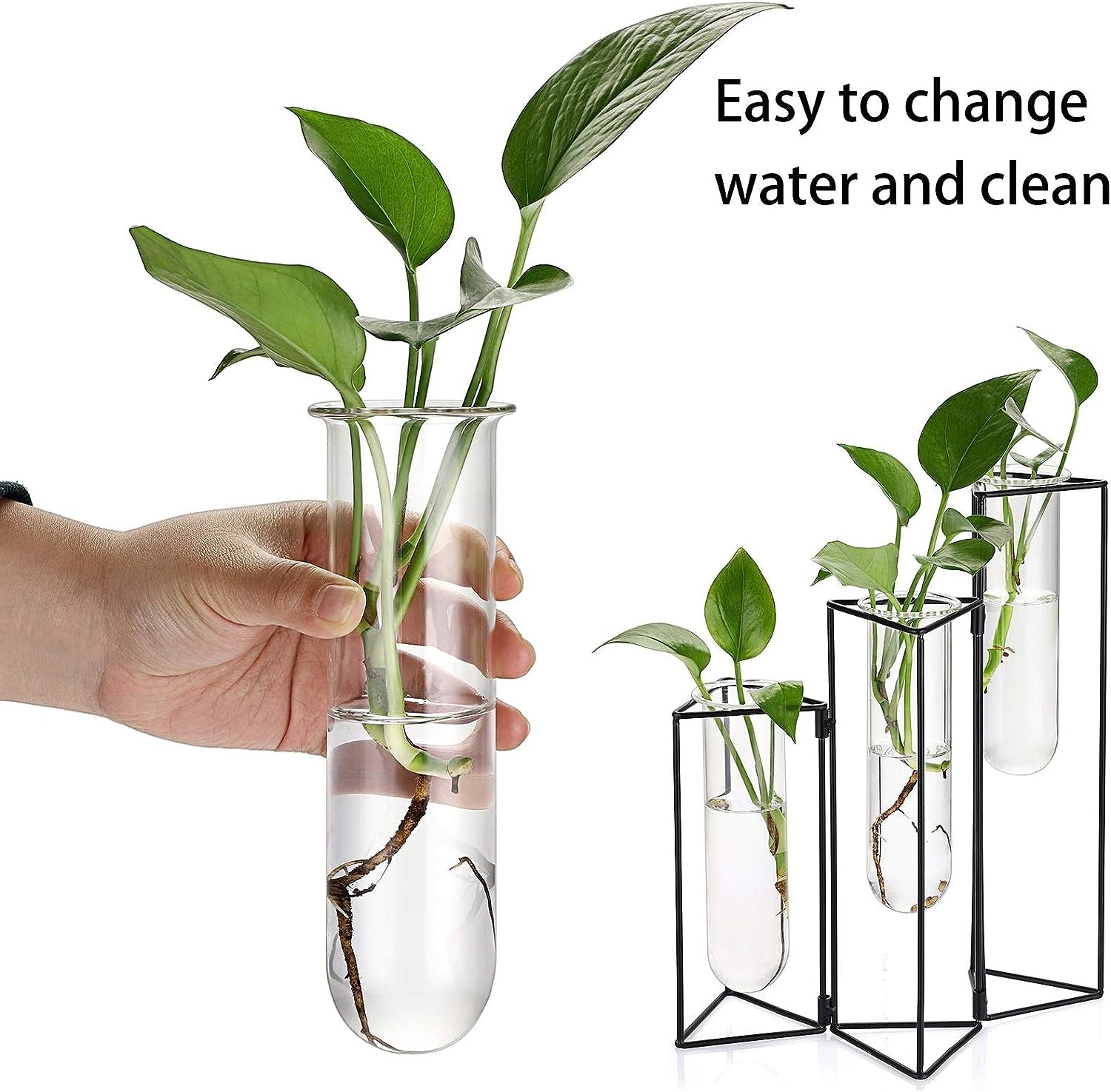 Metal Vase 5 - Color: Black