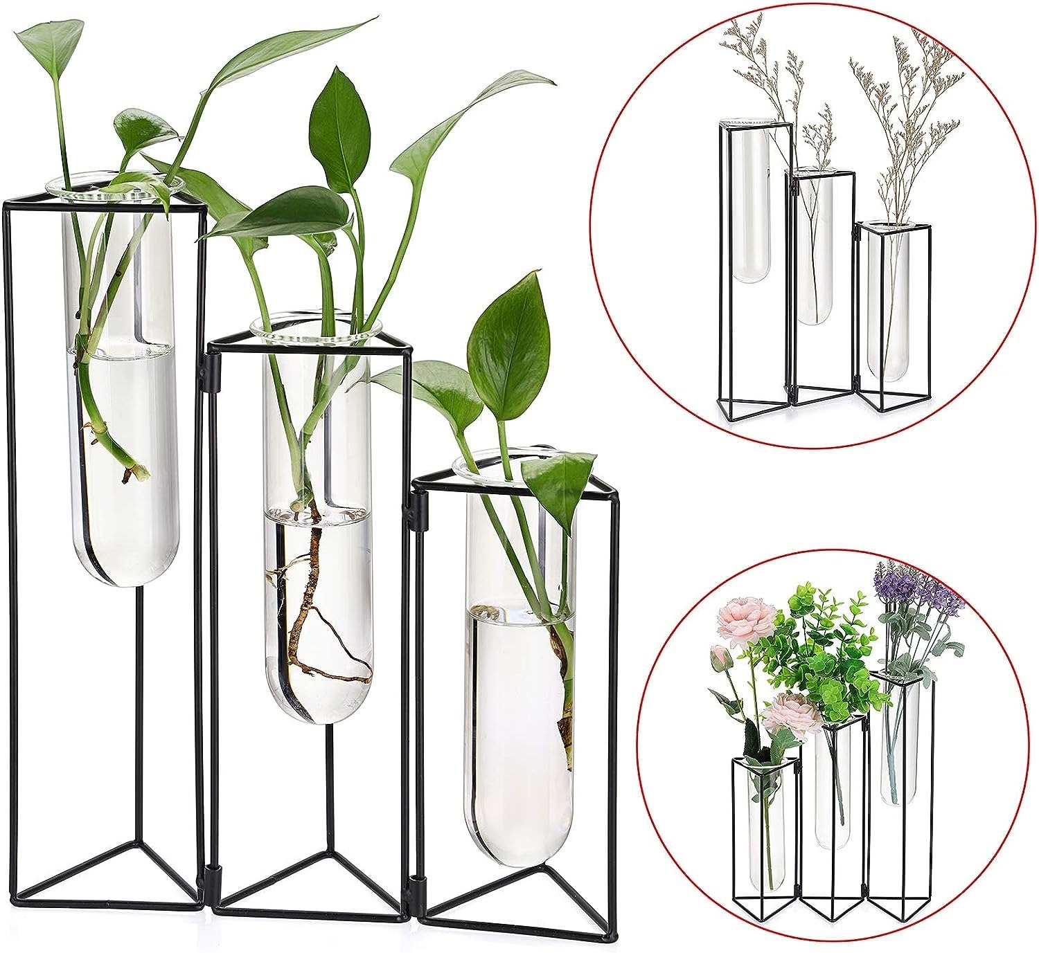 Metal Vase 5 - Color: Black