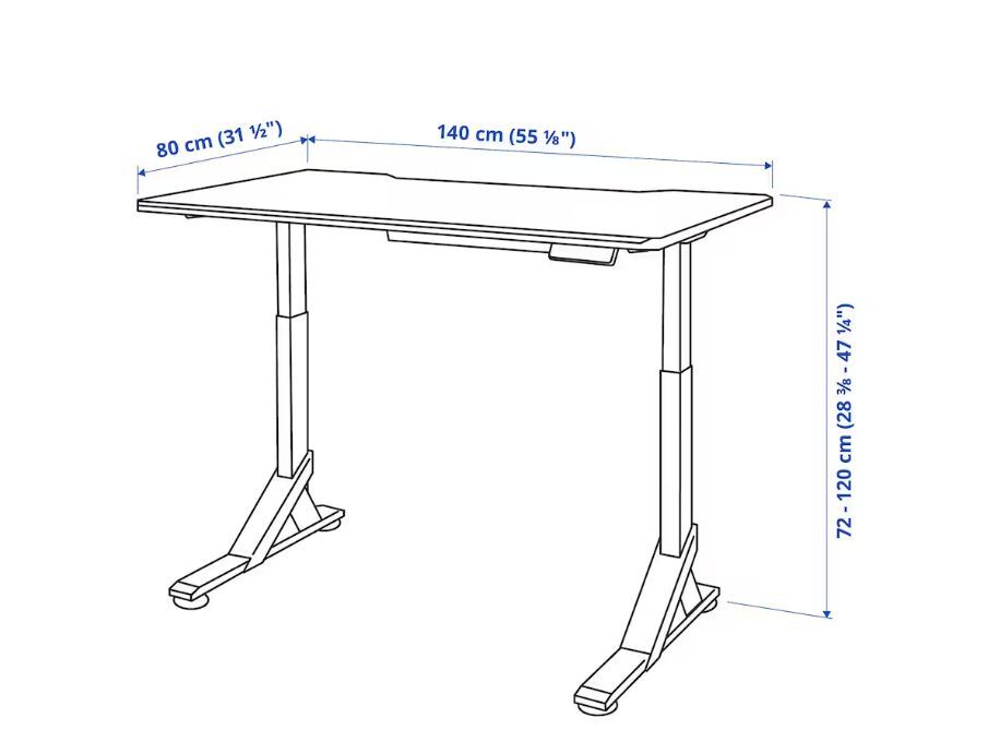 Portable Table - Color: Black
