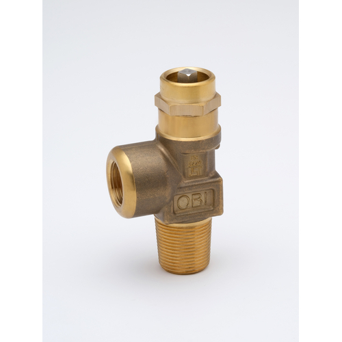 Oxygen Cylinder Valve - High Tensile Brass (Forged), M12 X 1 Internal Outlet Size, Nominal Size 25.4 Mm