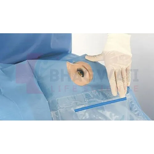 ऑप्थल्मोलॉजी ड्रेप आयाम (L*w*h): 70x70 सेंटीमीटर (Cm)