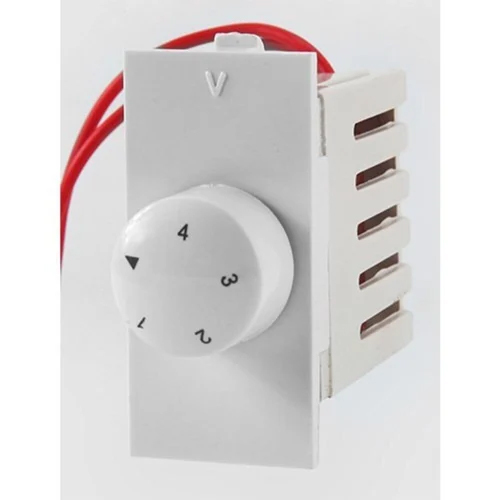 White Modular Fan Regulator