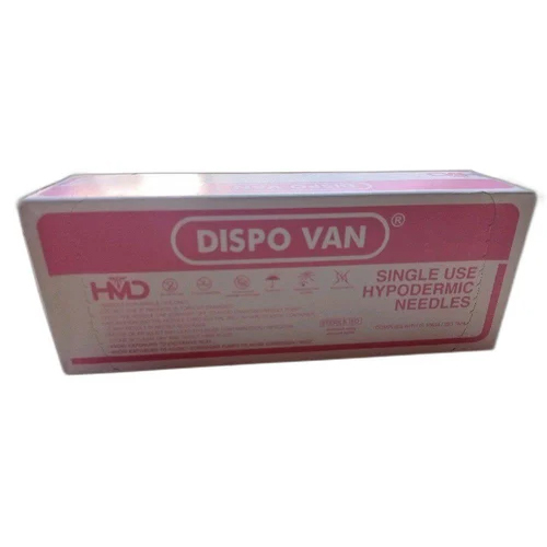 Hypodermic Needles - Stainless Steel, 12mm Size, White Color | Disposable, Medical Grade, Designed For Rapid Liquid Delivery