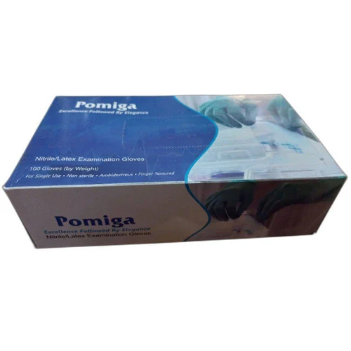 Nitrile Latex Examination Gloves - Nitrile Material, Extra-large Size, Blue Color | Powder-free, Latex-free, Durable For Medical Use