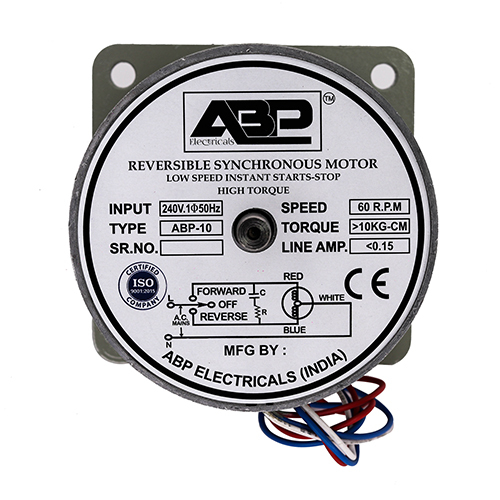 10 Kg Synchronous Motor Frequency (Mhz): 50 Hertz (Hz)