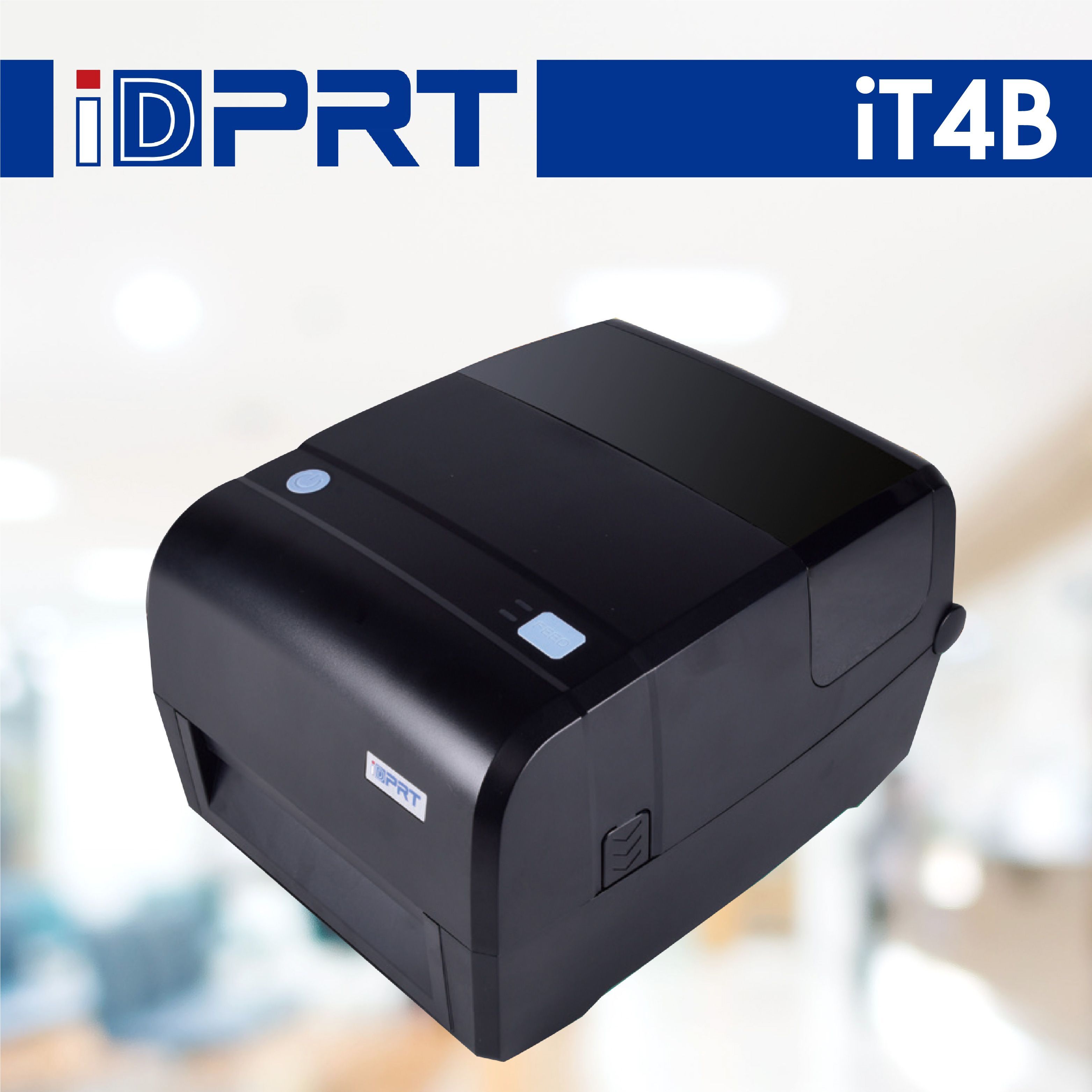 Idprt It4b Barcode Label Printer Max Paper Size: 4"