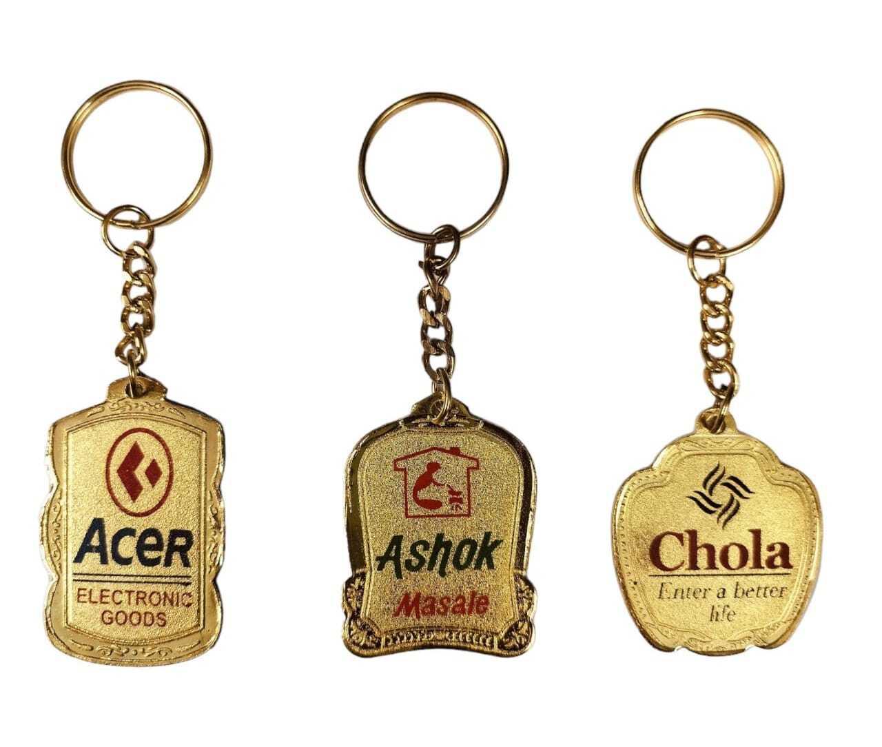 Metal Key Chain - Iron Material Multicolor Design | Professional Style Indian Regional Influence