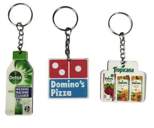 Multicolor Mdf Key Chain