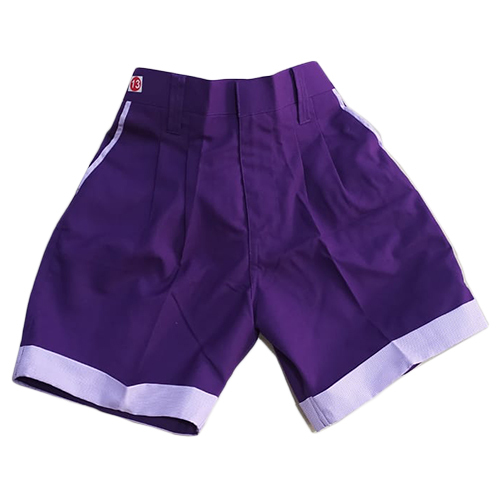School Uniform Half Pant - Cotton Fabric, Customized Sizes | Unisex Design, Washable, Durable Plain Dyed Technique