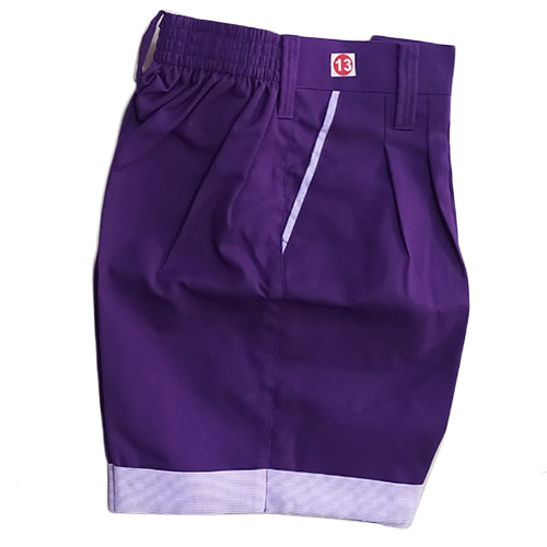 School Uniform Half Pant - Cotton Fabric, Customized Sizes | Unisex Design, Washable, Durable Plain Dyed Technique