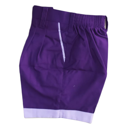 School Uniform Half Pant - Cotton Fabric, Customized Sizes | Unisex Design, Washable, Durable Plain Dyed Technique