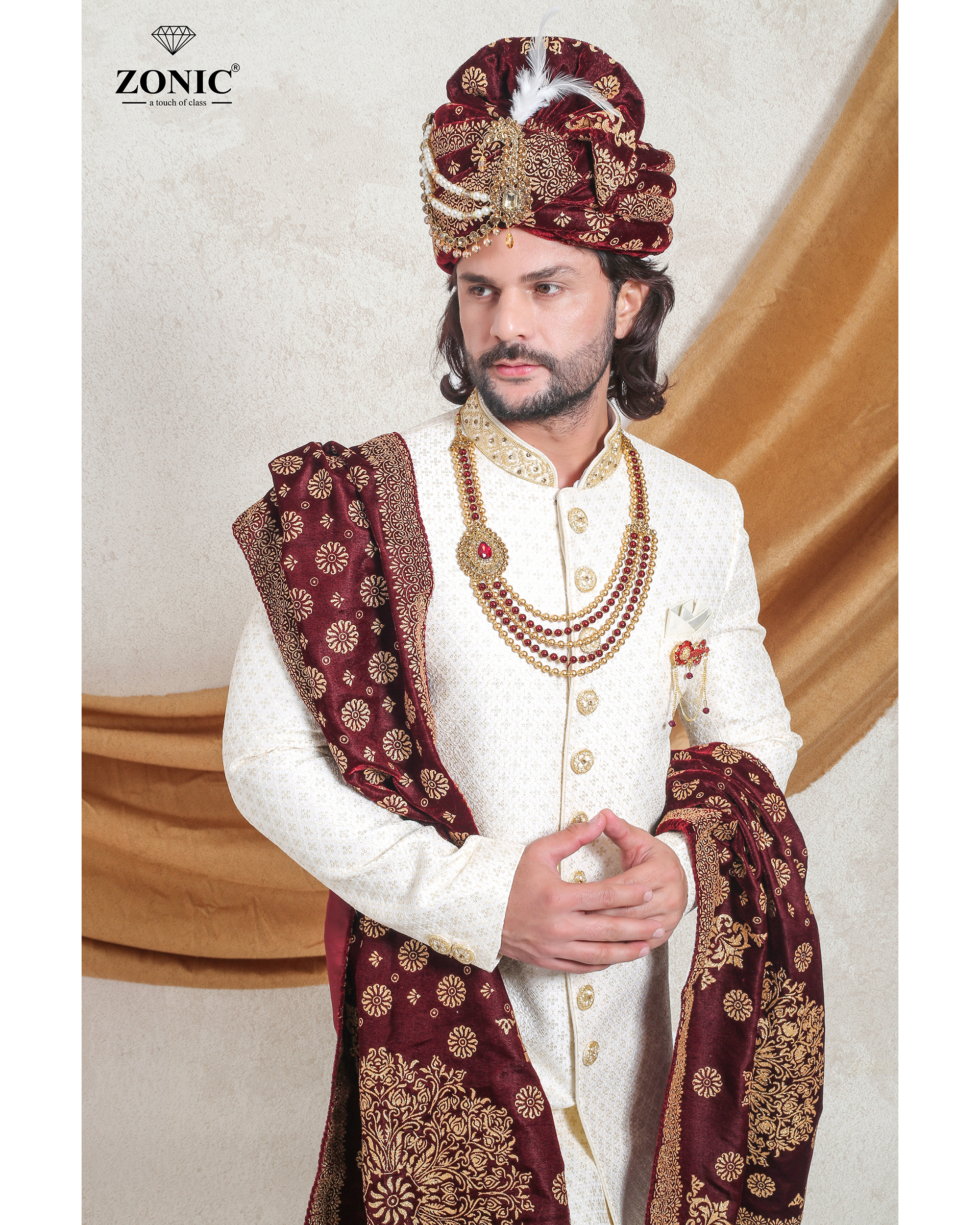 Embrodery Sherwani