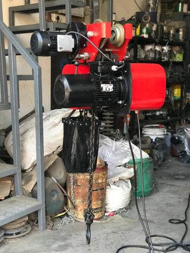 Chain Electric Hoist - Color: Red