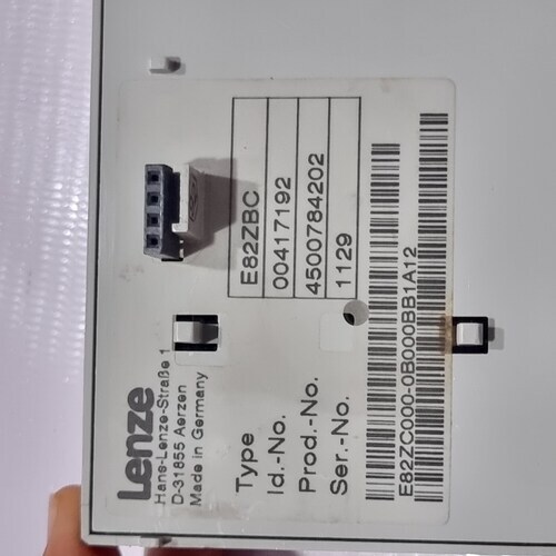 Lenze E82zbc Operator Keypad Panel (Used Condition) - Durable Plastic Body, Compact Design | User-friendly Interface With Multiple Functionality
