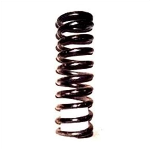 Compression Spring - Stainless Steel, Black Finish with Polished Surface Treatment for Industrial Applications