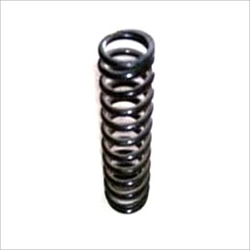 Helical Compression Spring - Stainless Steel, Polished Finish, Black Color | Industrial Usage Design