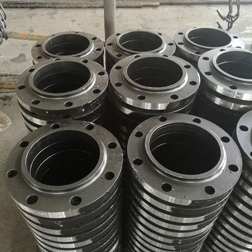 Carbon Steel WNRF IBR Flange - Round Design, Different Sizes | Silver Color, Industrial Application, Durable Carbon Steel Material
