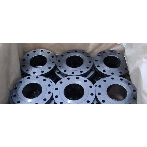 ASTM A350 Carbon Steel Low Temperature Flanges - Carbon Steel, Various Sizes, Silver Color - Round Shape for Industrial Applications