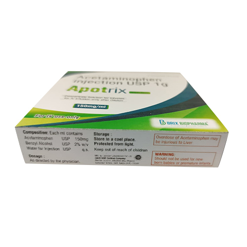 Acetaminophen Injection Usp 1g - Physical Form: Liquid