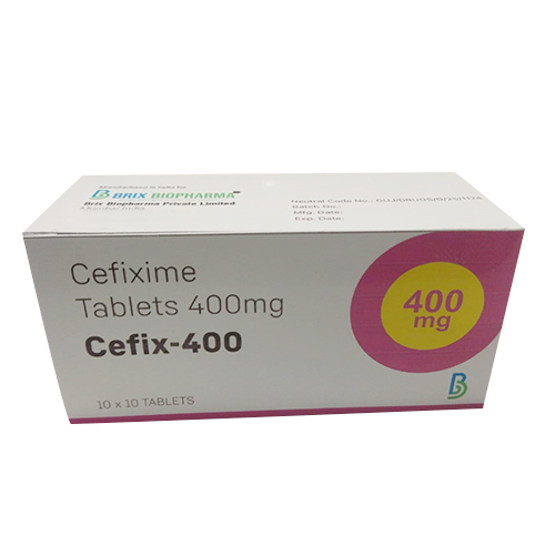 Cefixime Tablets 400mg - Drug Type: Generic Drugs