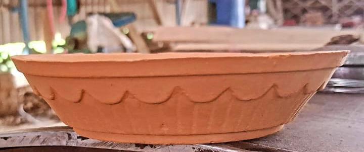 Clay Plate - 5 Inch Diameter, Terracotta Color | Lightweight, Durable, Decorative, Food Serving, Round Shape, Multi-usage
