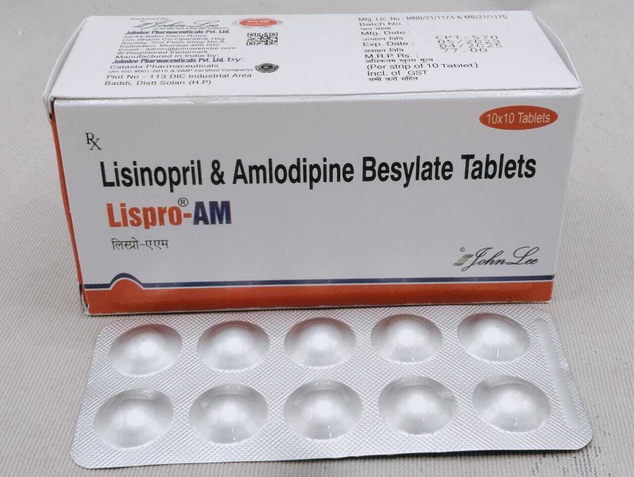 Lisinopril Tablets - Drug Type: General Medicines