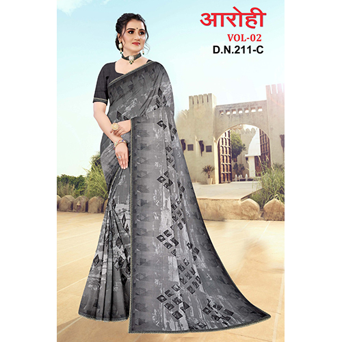 Ladies Fancy Saree - Color: Multicolor