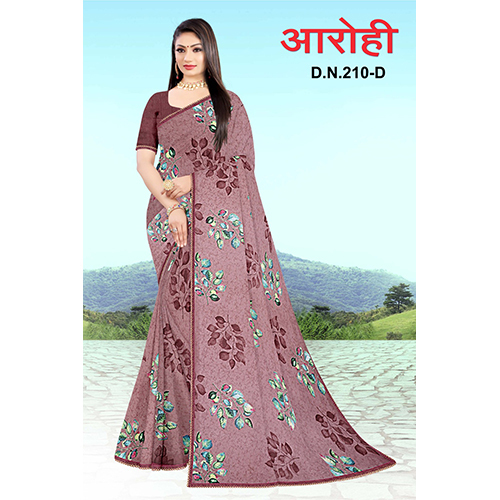 Multicolor Ladies Printed Saree