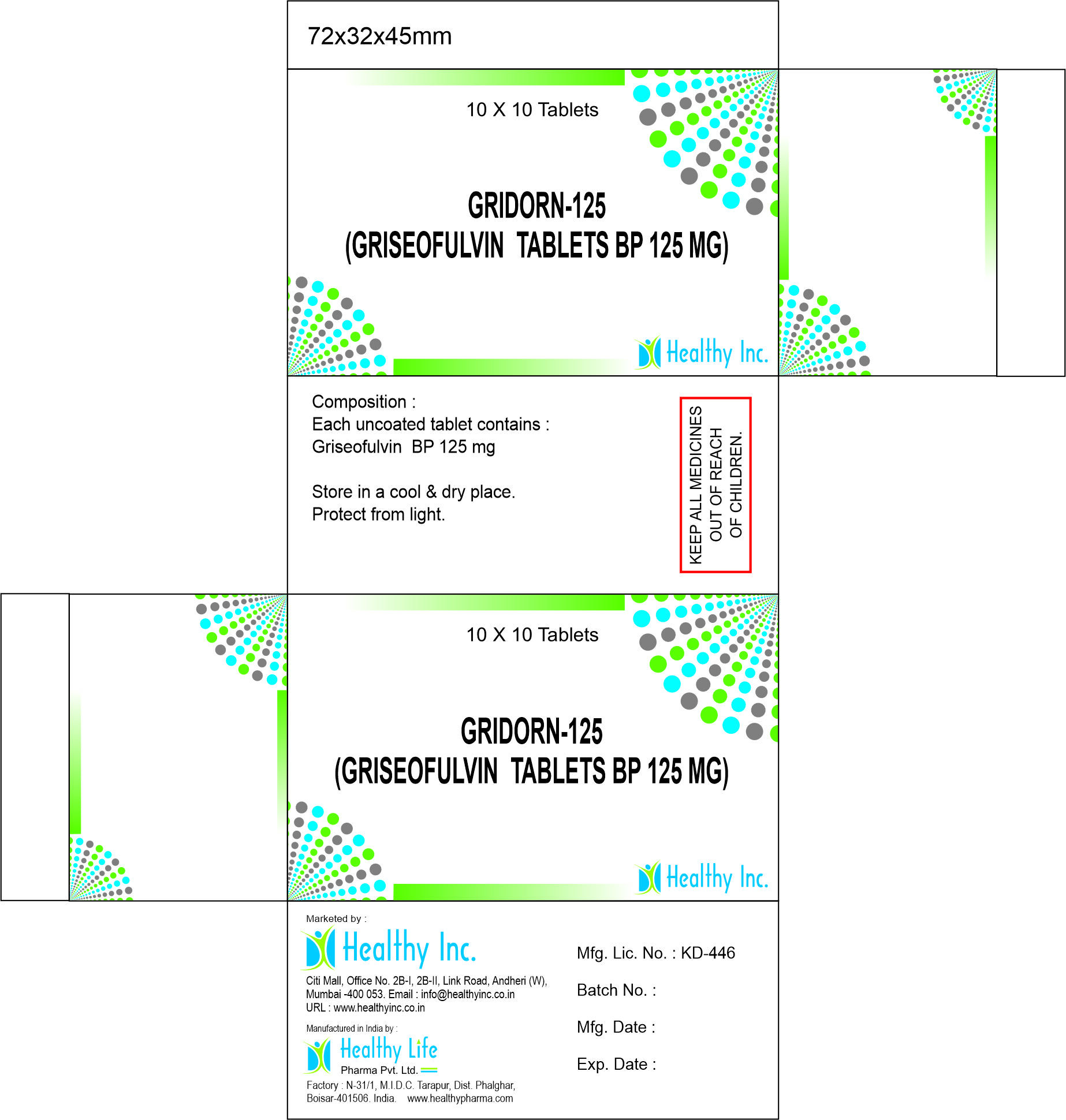 Griseofulvin Tablets Generic Drugs