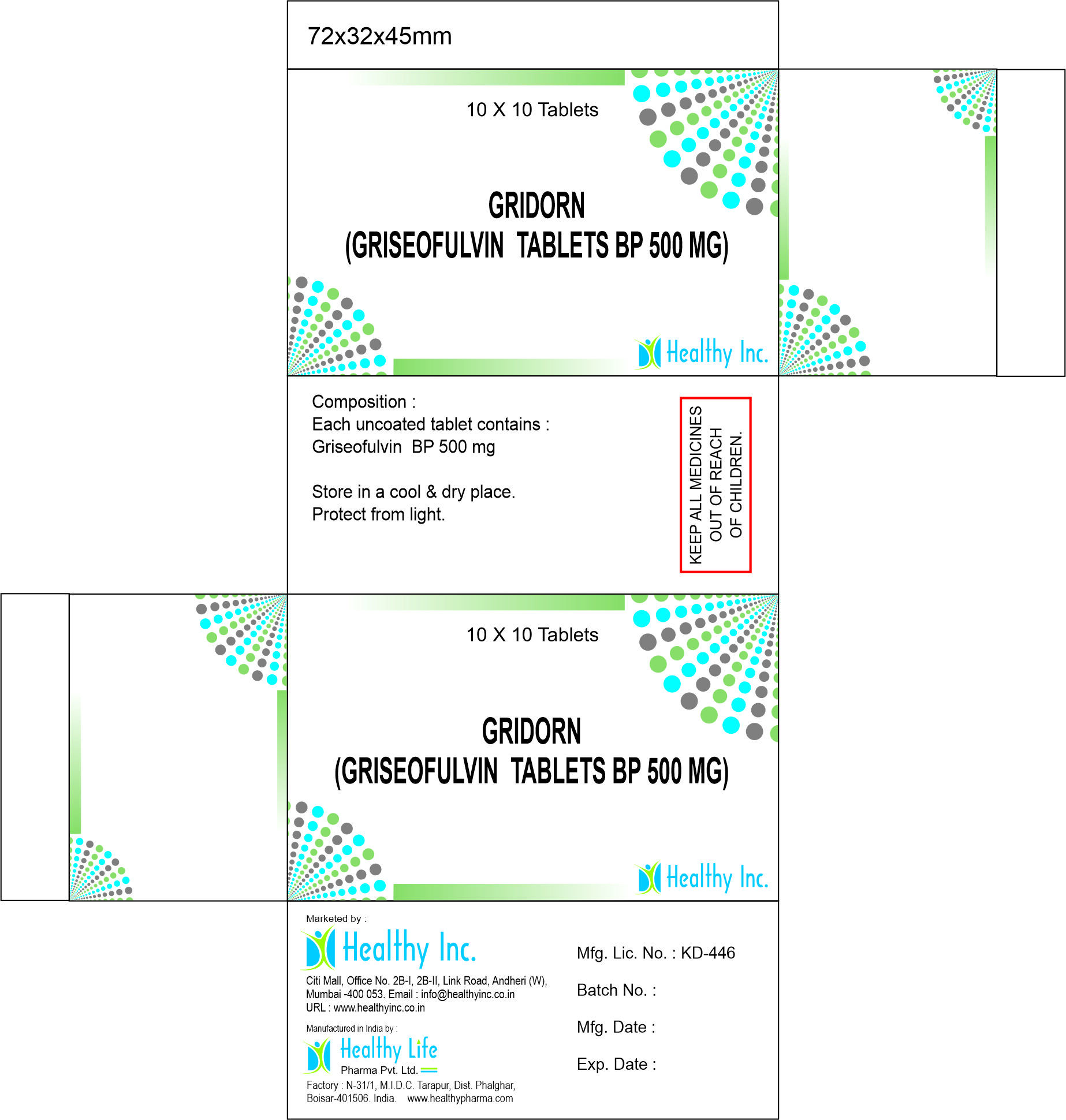 Griseofulvin Tablets Generic Drugs