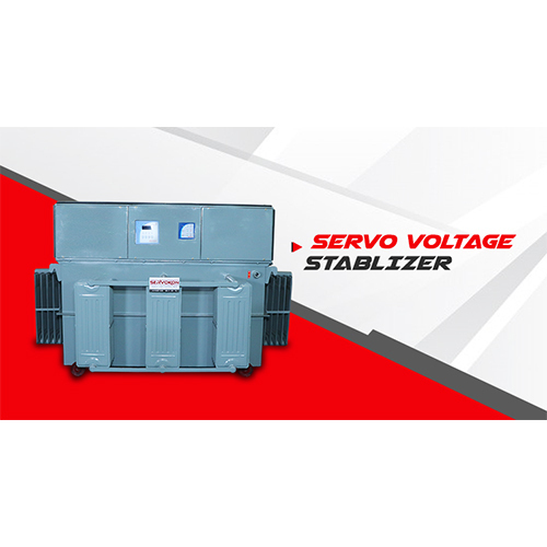 Servo Voltage Stabilizer - 3000 KVA, 415 Output Voltage | Three Phase, High Efficiency, Modern Design, LED Display, 2-Year Warranty