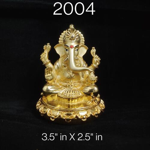 सोने की परत चढ़ाई गई गणेश