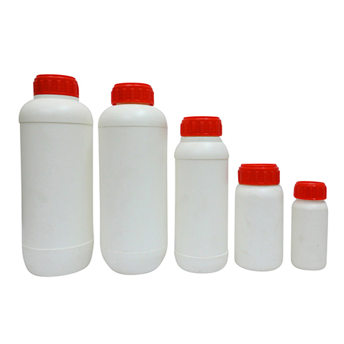 HDPE Chemical Bottle - Plastic Material, Customized Size, Round Shape | Industrial Use for Chemical and Pharmaceutical, Engraved Surface Handling, Warranty Available