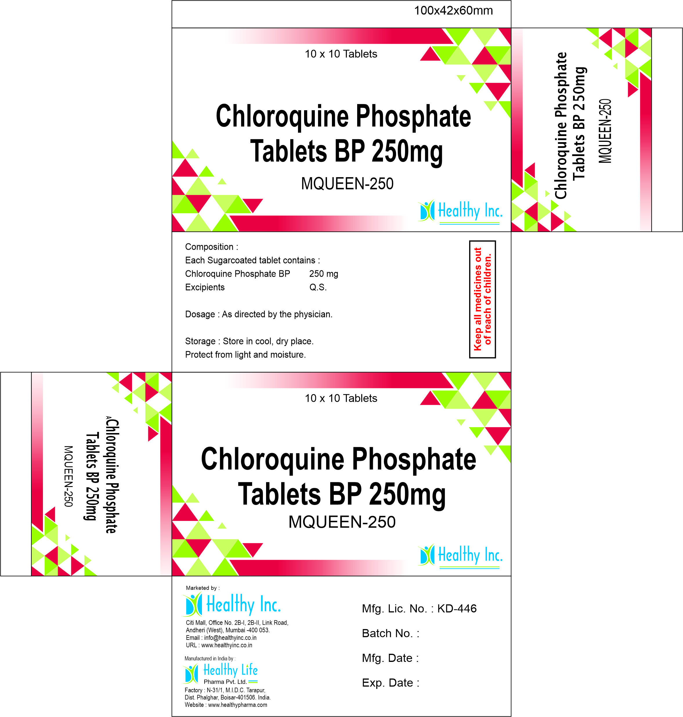 Chloroquine Tablets Generic Drugs