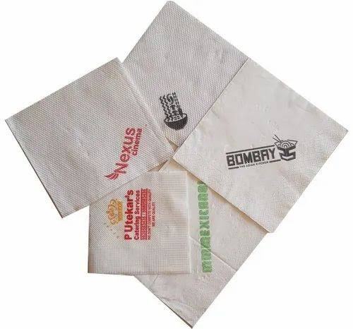 Printed Tissue Paper - Soft Paper Material, Die Cut Pieces | Coated Finish, Available In Different Colors, Custom Company Name & Logo Print