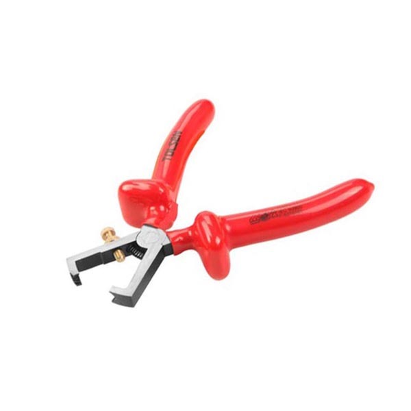 Insulated Wire Stripper 1000v - Tested At 10,000v Ac, 160mm Size, Ergonomic 2-component Grip, Adjustable For Various Wire Diameters