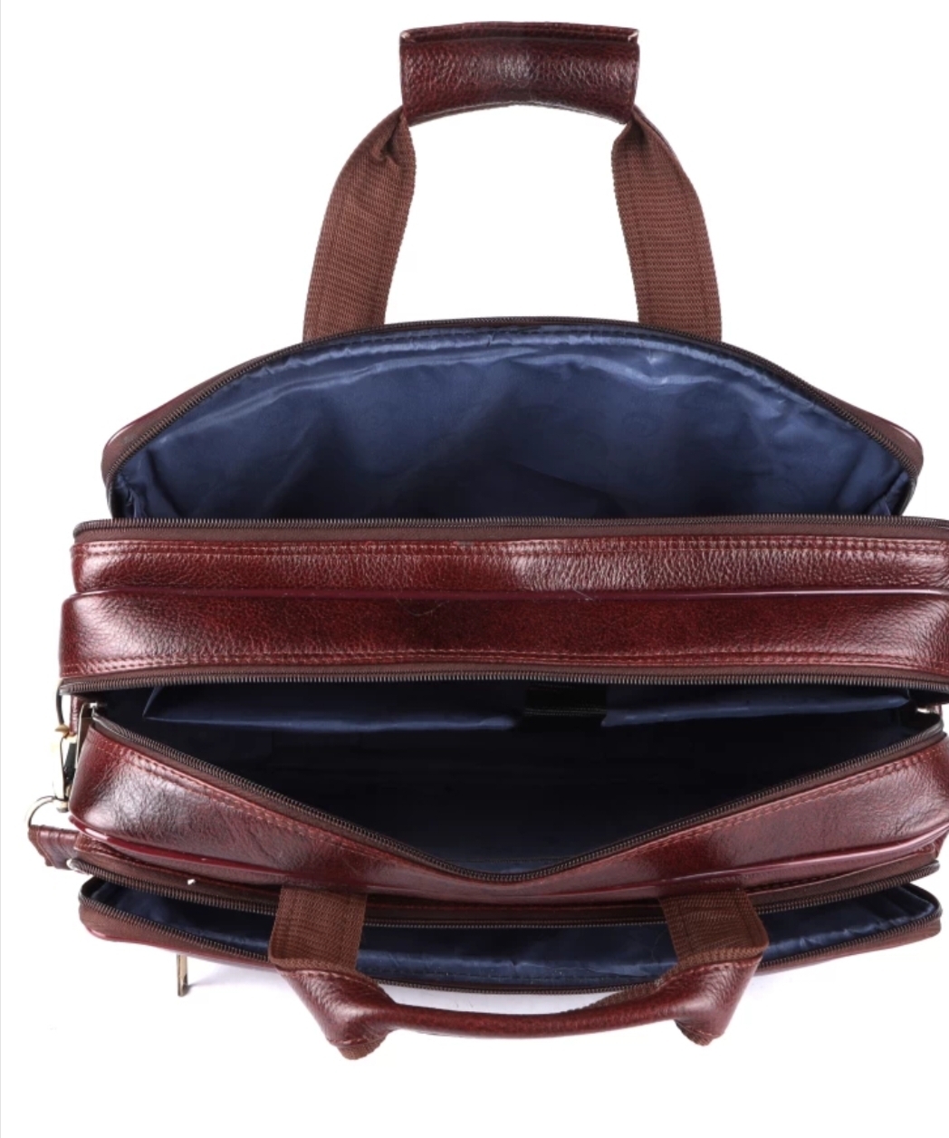 Gray Leather Bag