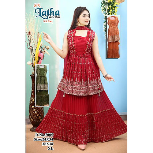 Different Available Girls Red Lehenga